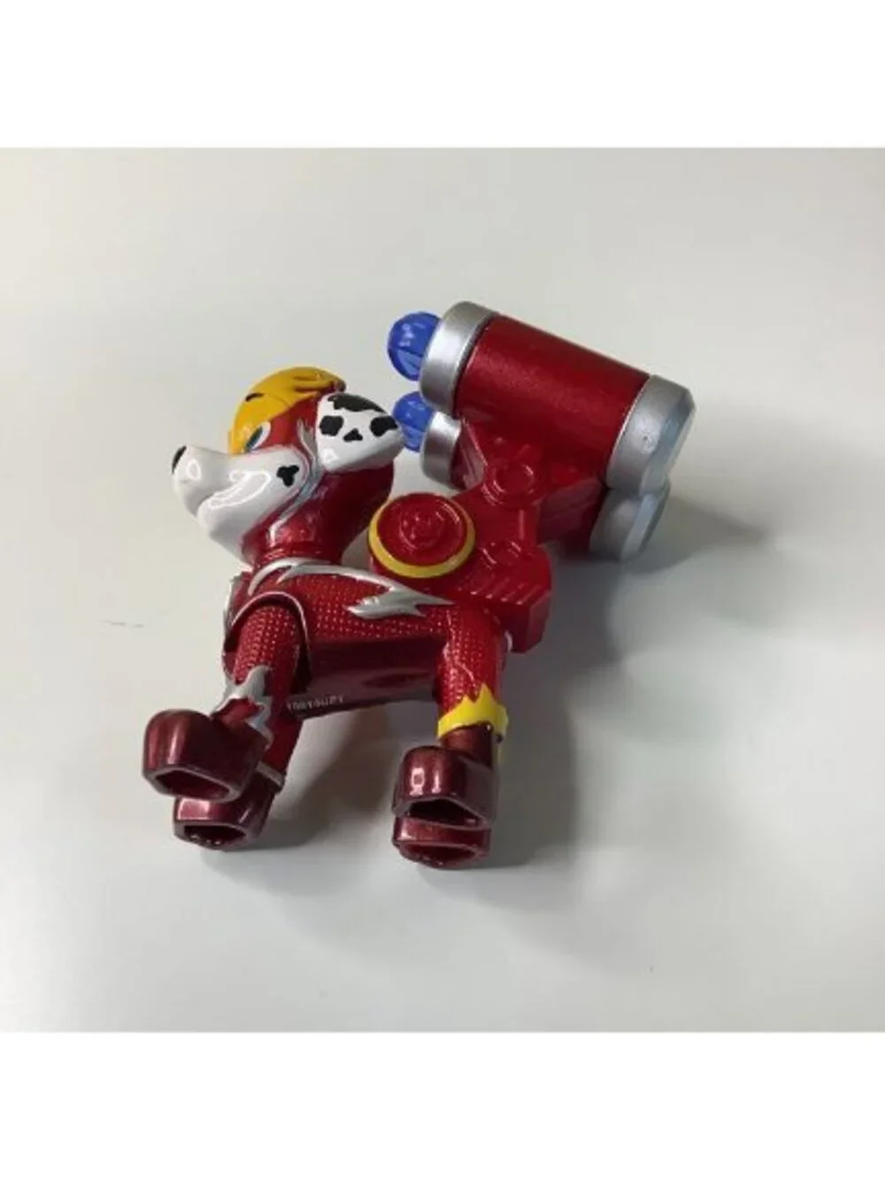Paw Patrol Mighty Pups Super Paws Marshall Figure, Rare Find, Used